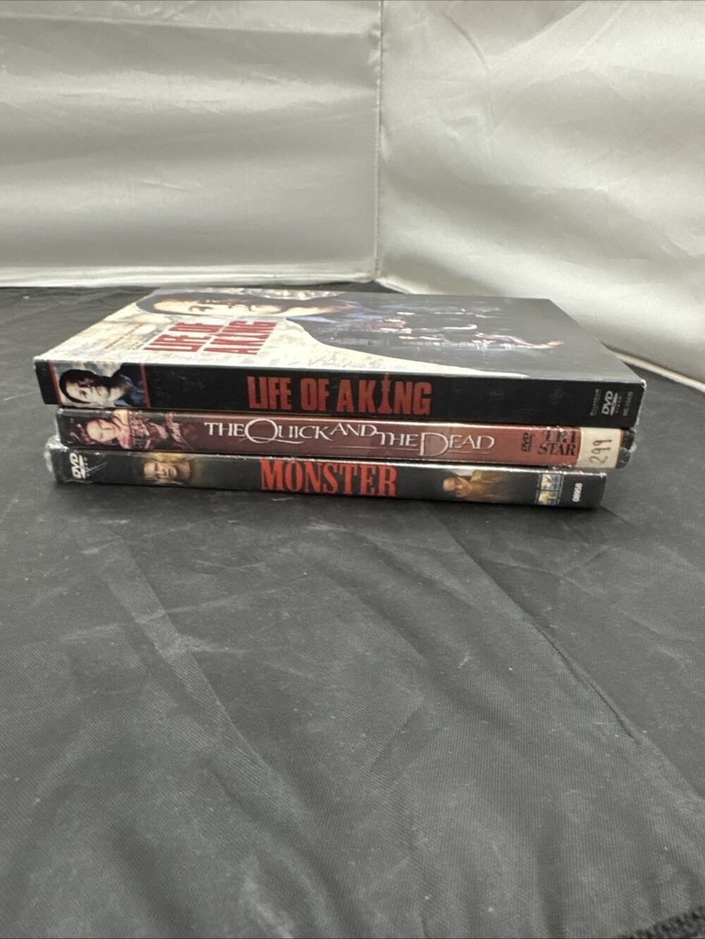 Drama & Thriller New DVD Lot of 3 Life Of A King OOP Monster Quick and The Dead